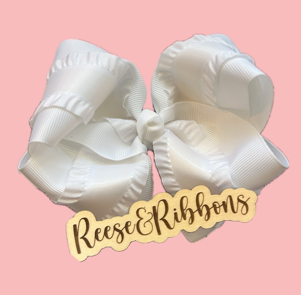 Classy White Bow