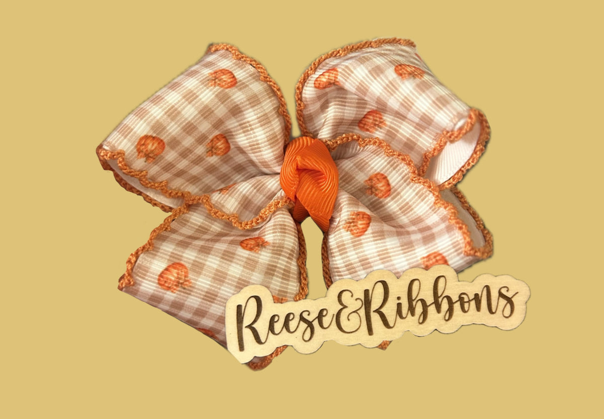 Pretty Little Pumpkin Bow