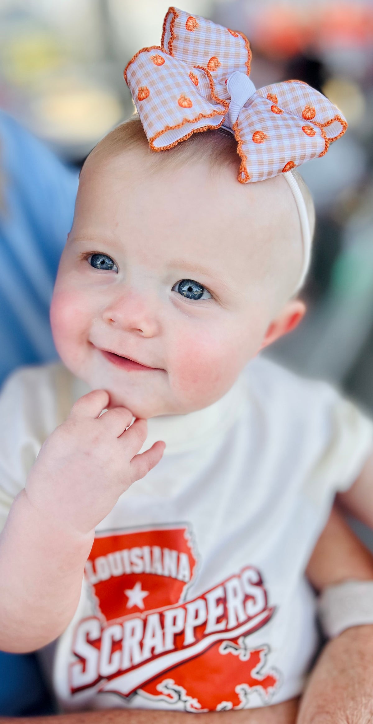 Pretty Little Pumpkin Bow